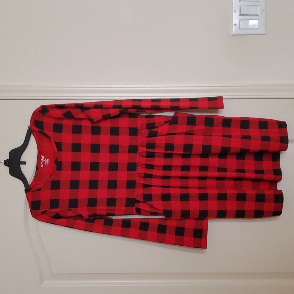 Big Girls Flannel Dress